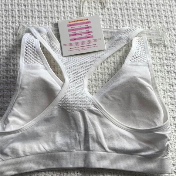 MAIDENFORM 3 Girls Large  Racerback Sports Bra - Picture 4 of 6